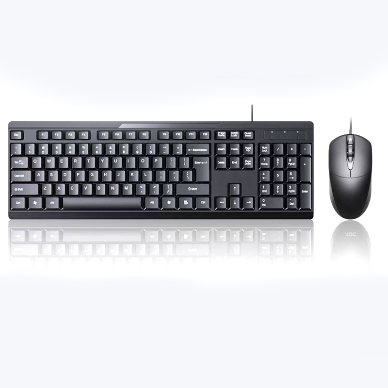 Office Wired Keyboard နှင့် Mouse